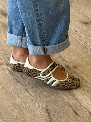 Leopard Mary Jane Sneakers