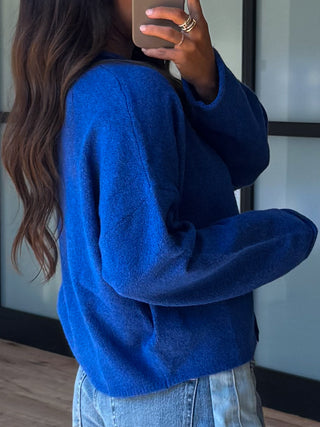 Isla Cardigan | Cobalt | RESTOCK