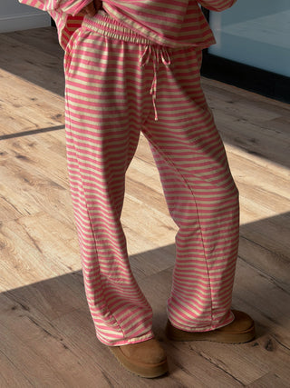 Leisure Lounge Wide Leg Pants | Bubblegum