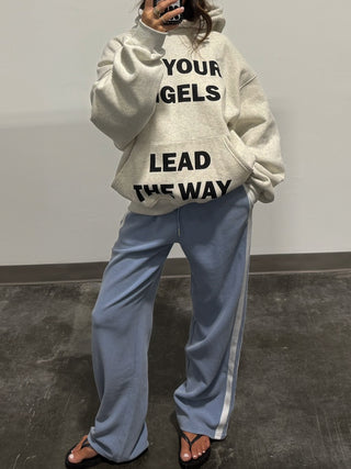 "Let Your Angels Lead" Graphic Hoodie