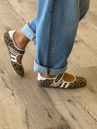 Leopard Mary Jane Sneakers