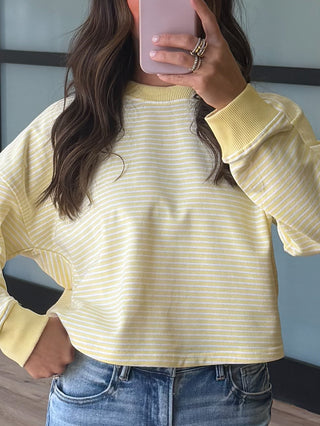 Boardwalk Stripe Crew Set | Daisy