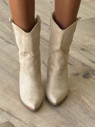 Boone Western Boot | Taupe