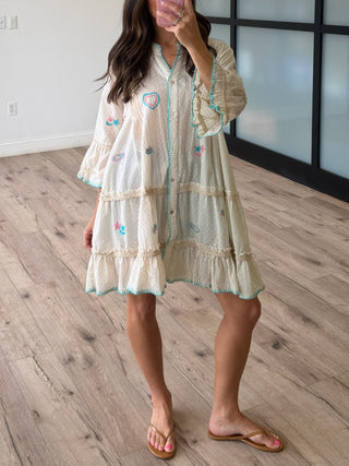 Paraiso Embroidered Dress