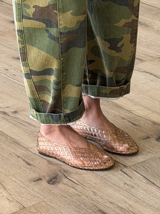 Jelly Mesh Ballet Flats | Natural | RESTOCK