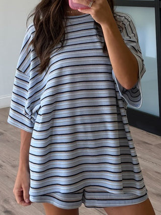 Jovi Waffle Knit Tee + Shorts Set | Saltwater | +Plus Available | PREORDER