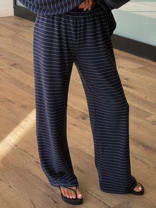 Just Lounging Brush Knit Pants | Navy