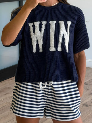 Kickoff Stripe Drawstring Shorts