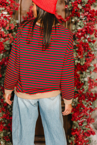 Ledger Stripe Pullover | Holiday Season