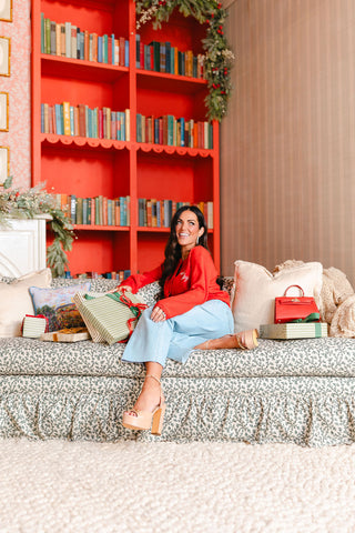 "Santa Baby" Beaded Cardigan