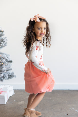 Girls Here Comes Santa Twirl Dress | Tiny Talulah