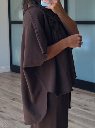 Worn Well Oversized Top | Espresso