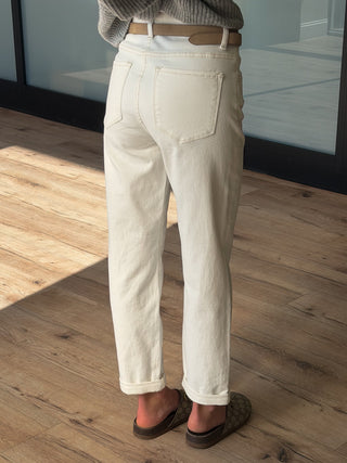 Russo High-Rise Jeans | Ivory | +Plus Available