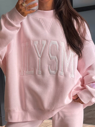 "ILYSM" Mock Neck Sweatshirt | +Plus Available