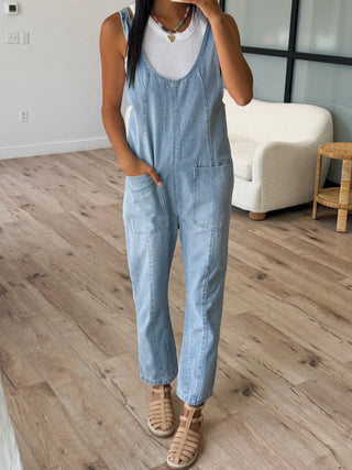 Ivy Jumpsuit | Denim | +Plus Available | FINAL SALE