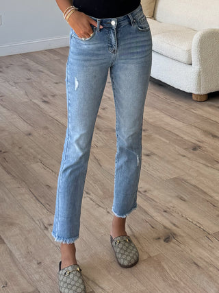 Dylan Cuffed Straight Leg Jean | +Plus Available