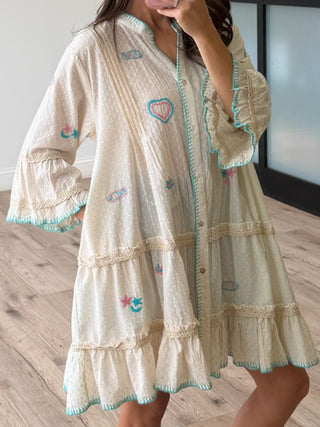 Paraiso Embroidered Dress