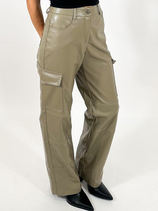 Banks Faux Leather Cargo Pants | FINAL SALE