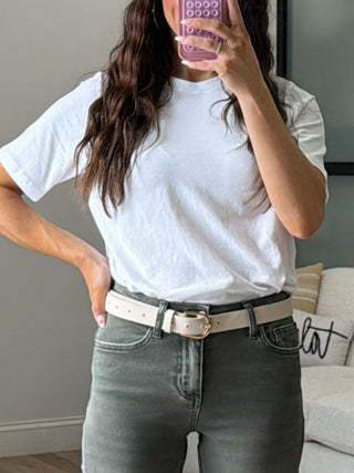 Double Time Tee | White | RESTOCK