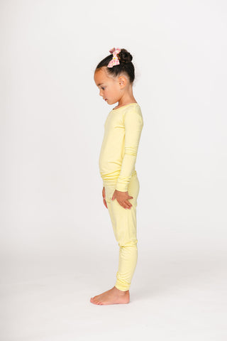 Kids Lemon Pajama Set | Tiny Talulah