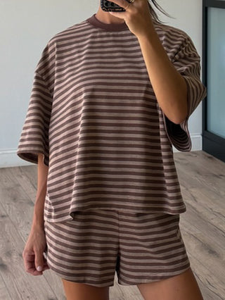 In The Air Relaxed Tee | Mocha Latte