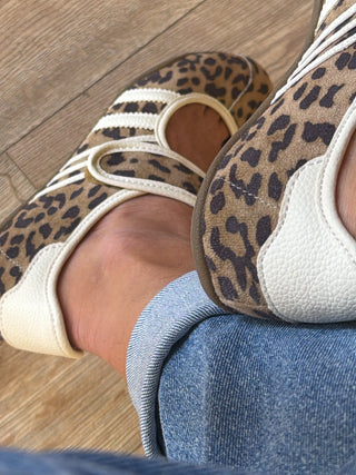 Leopard Mary Jane Sneakers