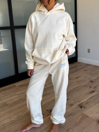 "Happy To Be Here!" Lounge Set | Ivory