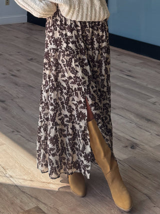 Falling Leaves Tiered Skirt | +Plus Available | RESTOCK