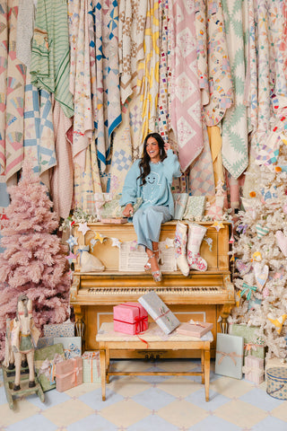 Gingerbread Lev Sweater | Sky