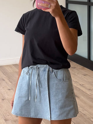 Maisie Vintage Tee | Charcoal | RESTOCK