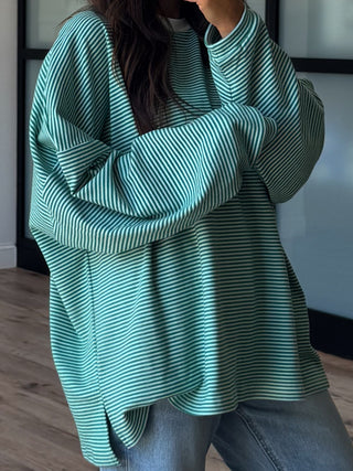 Just Lounging Knit Pullover | Jade