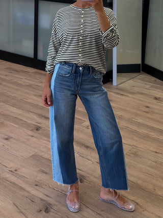 Dockside Button-Front Top | Forest