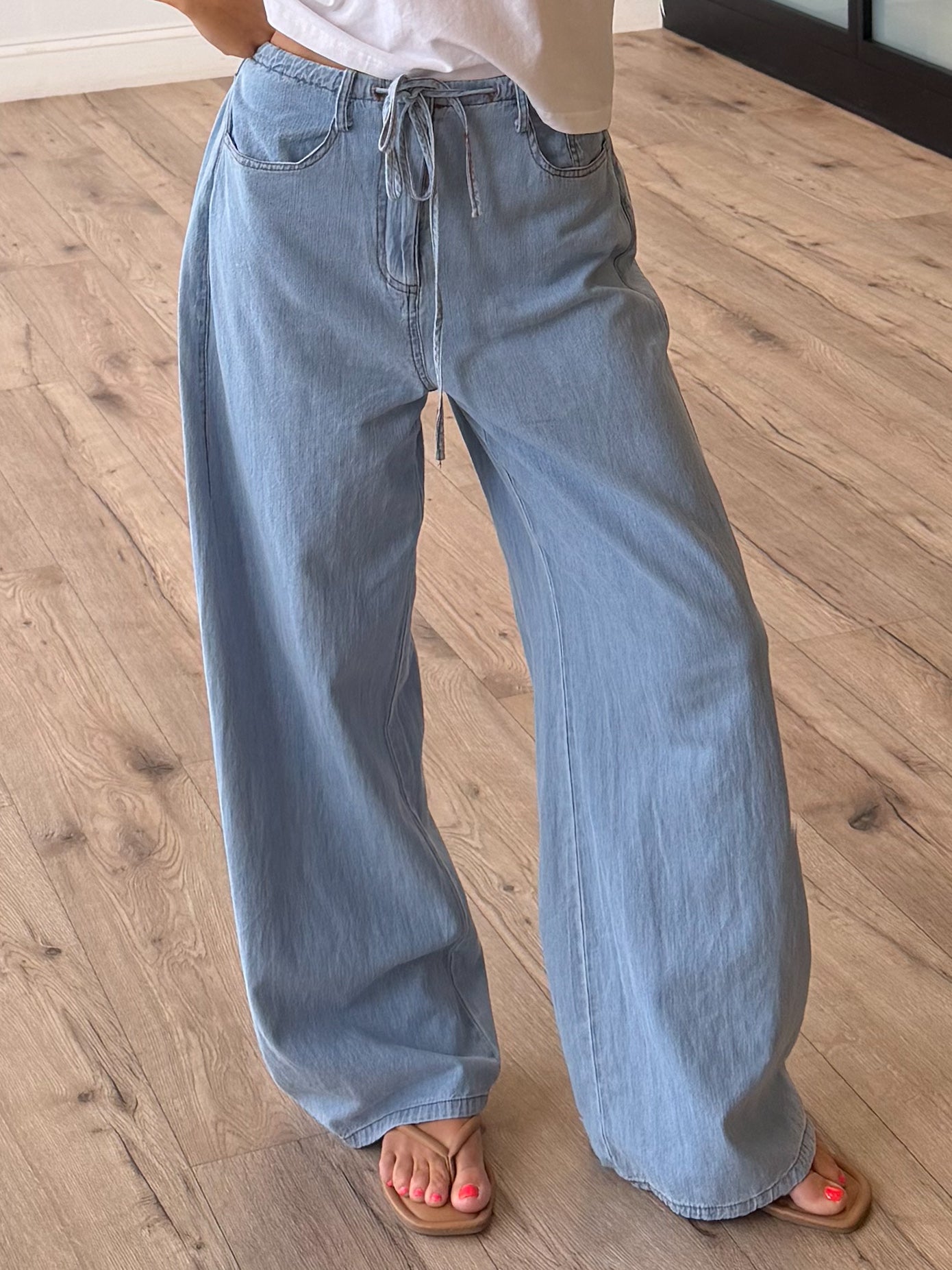 Case Wide-Leg Drawstring Pants – Shop Talulah