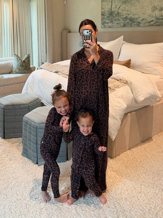 Leopard Ruffle Ribbed Zippy | Tiny Talulah