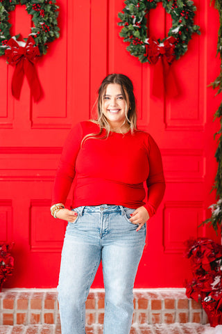 All Day Long Sleeve | Red