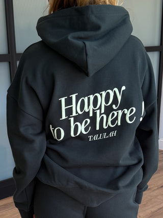 "Happy To Be Here!" Lounge Set | Forest