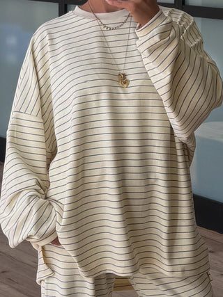 Just Lounging Knit Pullover | Porcelain Sky