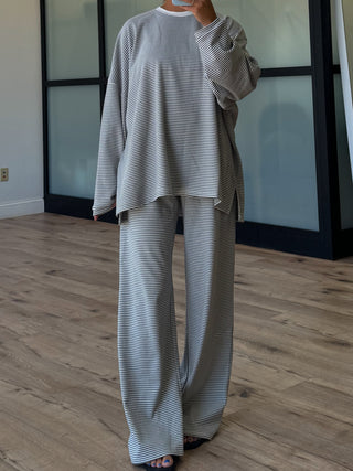 Just Lounging Knit Pullover | Grey