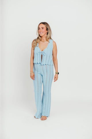 Blue Skies Crochet Pants