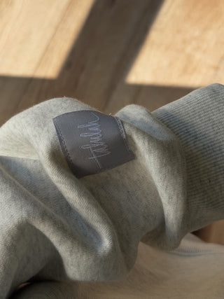 "TALULAH" Mock Neck Sweatshirt | Grey | +Plus Available