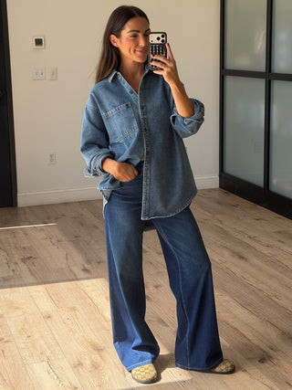Hill Denim Shacket