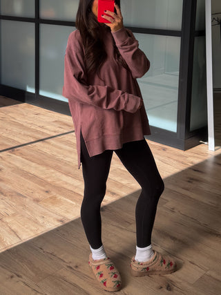 Highland Long Sleeve Top | Mauve