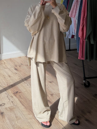 Just Lounging Knit Pullover | Natural | RESTOCK