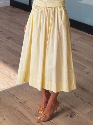 Meant To Be Cotton Skirt | Daffodil