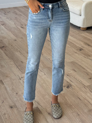 Dylan Cuffed Straight Leg Jean | +Plus Available