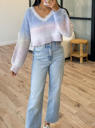 Cowen Cropped Ombre Sweater | FINAL SALE