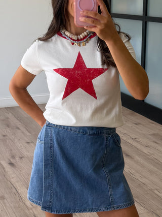 Stellar Vibes Vintage Tee | Cherry