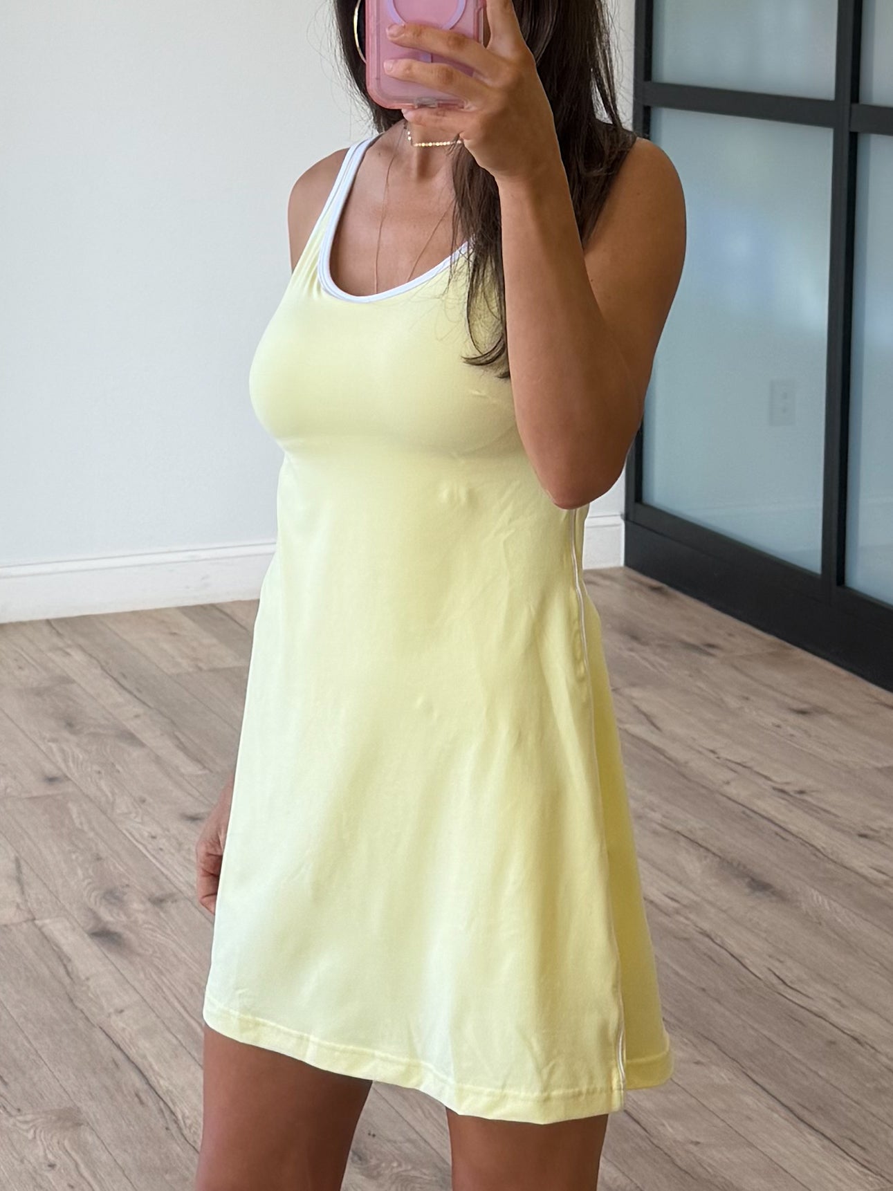 yellow active dress Clubhouse Active Tennis Dress