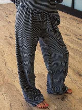 Just Lounging Brush Knit Pants | Moonlit Navy