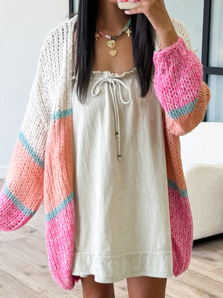 Dream In Color Cardigan | Sunset | +Plus Available